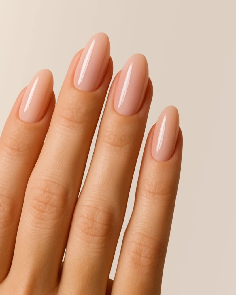 Nail Gel - unha formato mandel